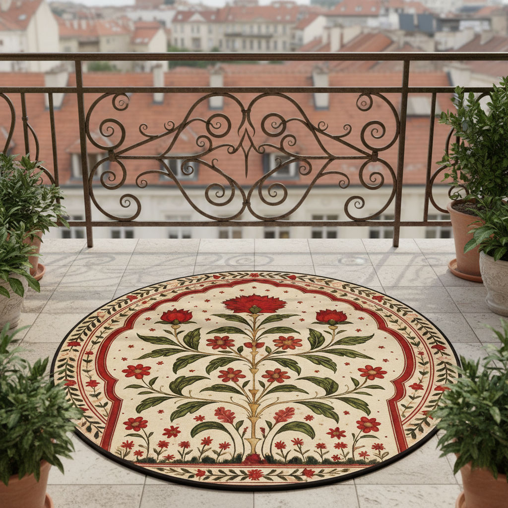 LORINA - Hand Tufted Floral Carpet